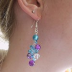 crocheted wire earrings