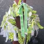 spring rag wreath