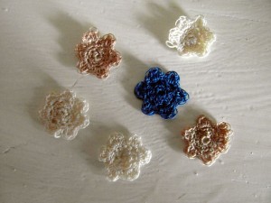 crocheted lace flowers