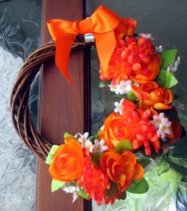 summer door wreath