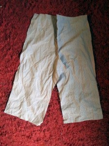 upcycled toddler trousers