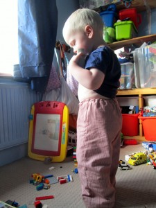 upcycled toddler trousers