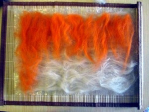 autumn felted picture