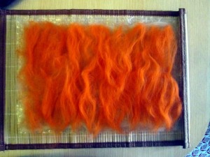 autumn felted picture