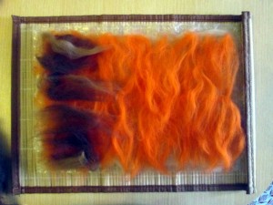 autumn felted picture