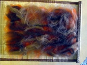 autumn felted picture