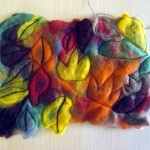 autumn felted picture