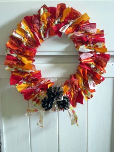 how to make an autumn wreath