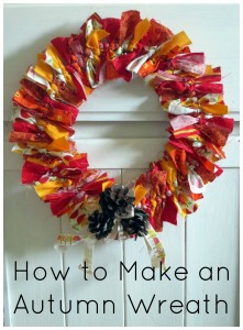 how to make an autumn wreath