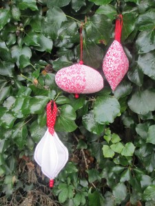 felt bird christmas decoration