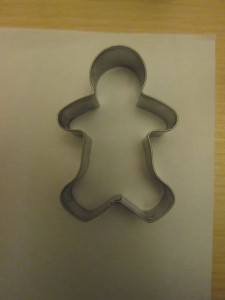 fabric Christmas decorations cookie cutter