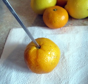 how to dry citrus fruit