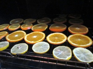 how to dry citrus fruit