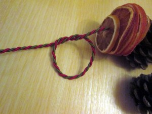 pine cone garland