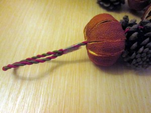 pine cone garland