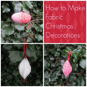 fabric Christmas decorations