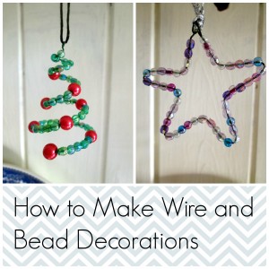 how to make wire and bead decorations