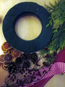 how to make a christmas wreath