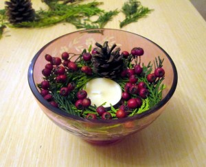 easy last minute christmas centrepieces