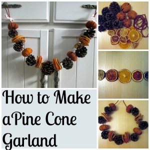 pine cone garland