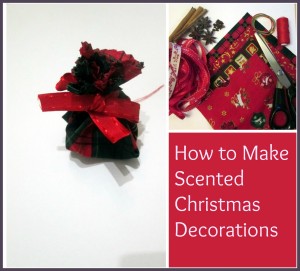 collage scented decorations