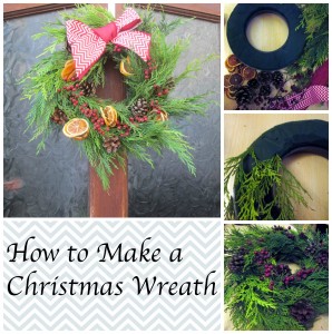 how to make a christmas wreath