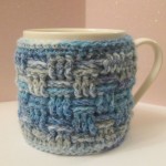 crocheted mug cosy