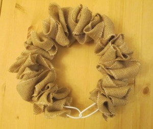 burlap wreath