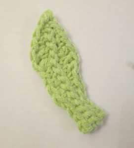 crocheted leaf tutorial