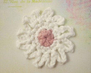 crocheted flower