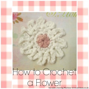 crocheted flower