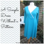 simple dress without a pattern