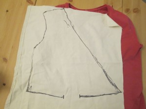 simple dress without a pattern