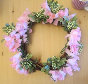 spring wreath tutorial