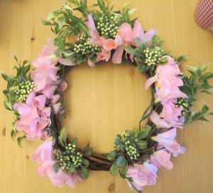 spring wreath tutorial