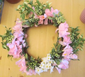 spring wreath tutorial