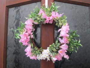 spring wreath tutorial