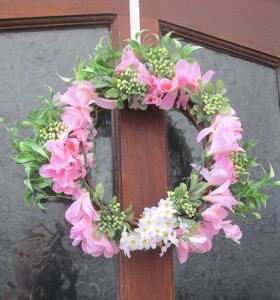spring wreath tutorial