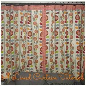 lined curtains tutorial
