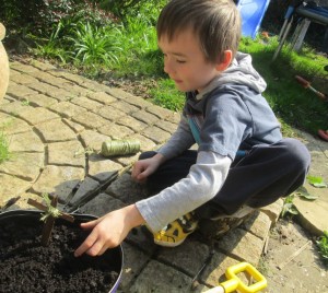 easter garden