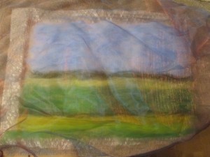 felted fenland landscape