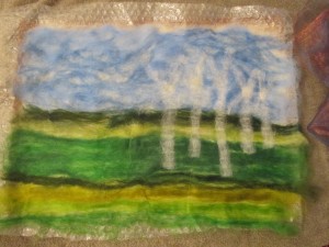 felted fenland landscape