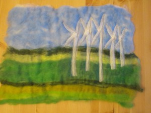 felted fenland landscape