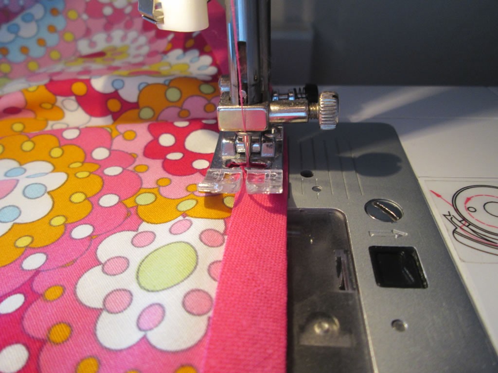 circle skirt how to sew on bias binding