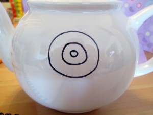 sharpie teapot