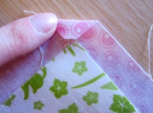 how to sew mitred corners