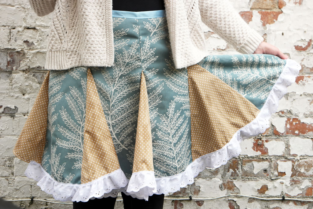 godet skirt tutorial