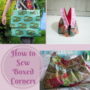 how to sew boxed corners