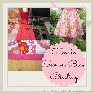 how to sew on bias binding