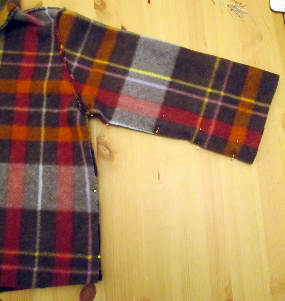 altering a pattern toddler jacket